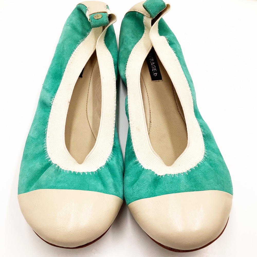 {Courage.b} Leather Ballet Flats